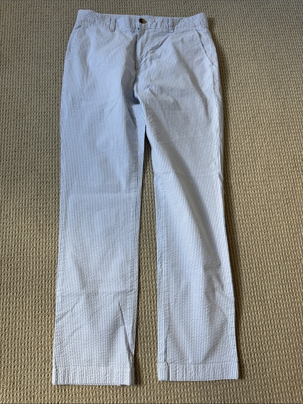Vineyard Vines Light Blue Seersucker Chinos